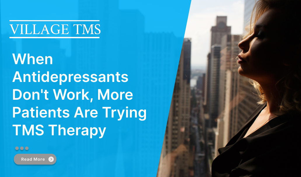When Antidepressants Don't Work, More Patients Are Trying TMS Therapy